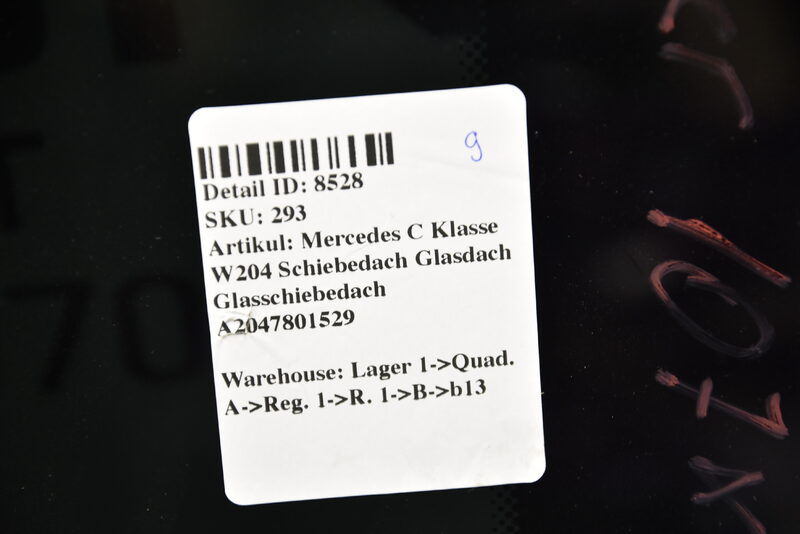 Mercedes C Klasse W204 Schiebedach Glasdach Glasschiebedach A2047801529 Bild 5