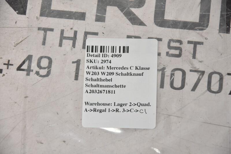 Mercedes C Klasse W203 W209 Schaltknauf Schalthebel Schaltmanschette A2032671811 Bild 9