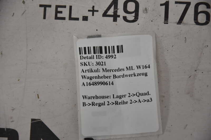 Mercedes ML W164 Wagenheber Bordwerkzeug A1648990614 Bild 4