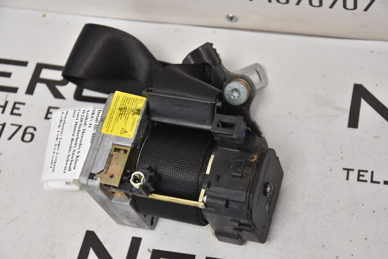 Mercedes S Klasse W220 Sicherheits Anschnall Gurt Hinten Rechts A2208605885 Bild 3