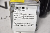 Mercedes S Klasse W220 Sicherheits Anschnall Gurt Hinten Rechts A2208605885 Bild 5