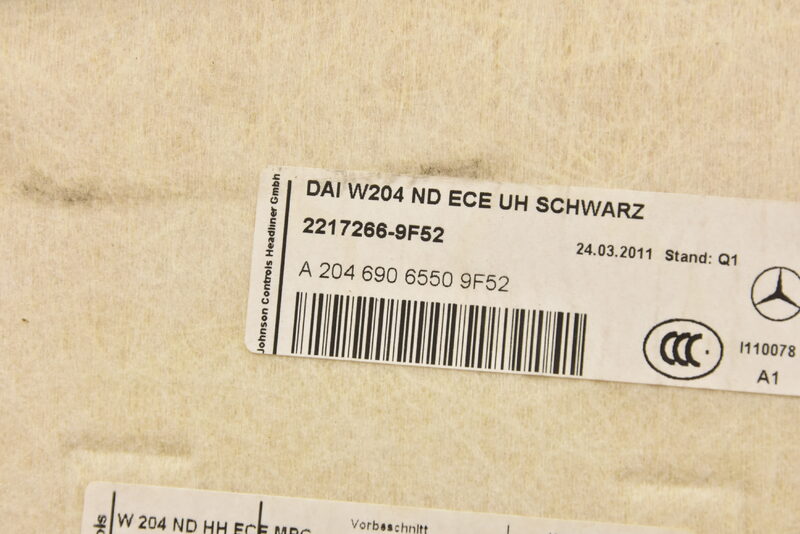 Mercedes C Limo W204 Dachhimmel Himmel Schwarz Set A2046906550 Bild 9
