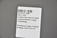 Mercedes SL R230 Armaturenbrett Cockpit Verkleidung Grau Leder Bild 4