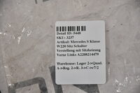 Mercedes S W220 Sitz Schalter Verstellung mit Sitzheizung Links A2208214479 Bild 5