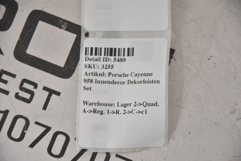 Porsche Cayenne 958 Innendecor Dekorleisten Set Bild 5