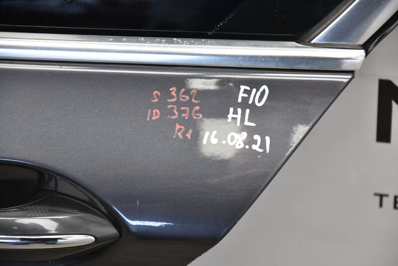 BMW 5er Limousine F10 Tür Hinten Links B90 Sophistograu Bild 3