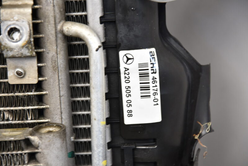 Mercedes CL SL 600 55 AMG C215 W215 R230 Kühler Paket Wasser Öl Klima Lüfter Bild 2