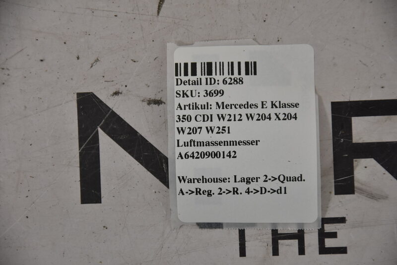 Mercedes E Klasse 350 CDI W212 W204 X204 W207 W251 Luftmassenmesser A6420900142 Bild 4