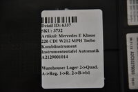 Mercedes E Klasse 220 CDI W212 MPH Tacho Kombiinstrument Automatik A2129001014 Bild 4