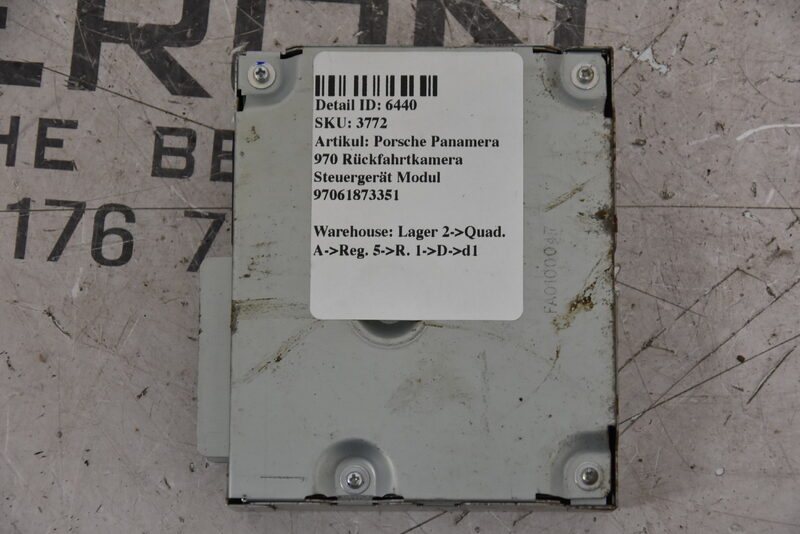 Porsche Panamera 970 Rückfahrtkamera Steuergerät Modul 97061873351 Bild 3