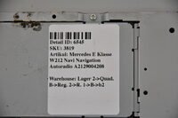 Mercedes E Klasse W212 Navi Navigation Autoradio A2129004208 Bild 4