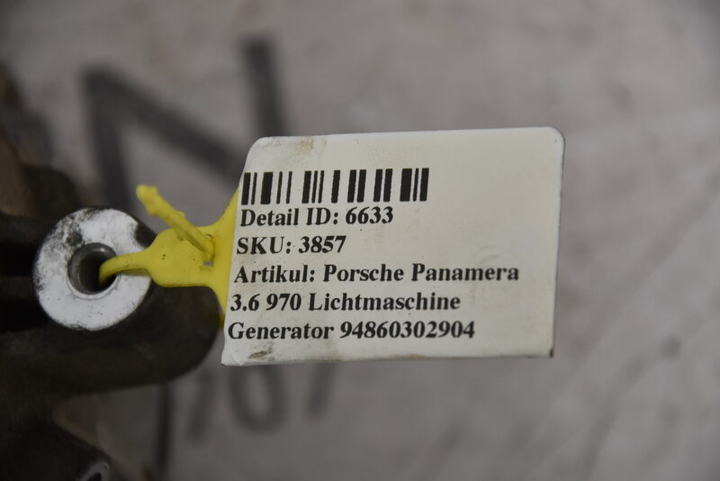 Porsche Panamera 3.6 970 Lichtmaschine Generator 94860302904 Bild 6