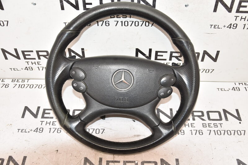 Mercedes CLK W209 W211 W219 AMG Packet Lenkrad Multifunktion Schwarz A2094603303