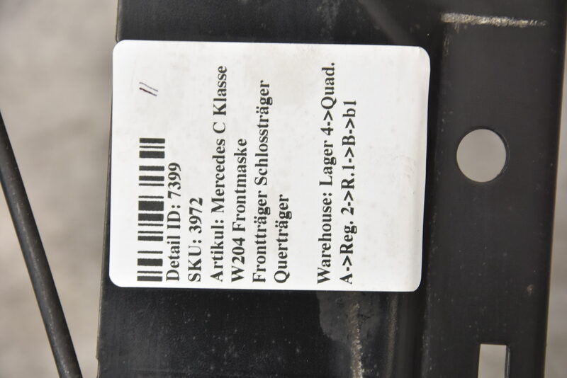 Mercedes C W204 Frontmaske Frontträger Schlossträger Querträger Bild 5