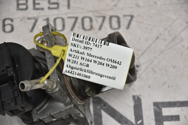 Mercedes 350CDI W212 W218 W221 W207 W204 AGR Abgasrückführungsventil A6421401060 Bild 4