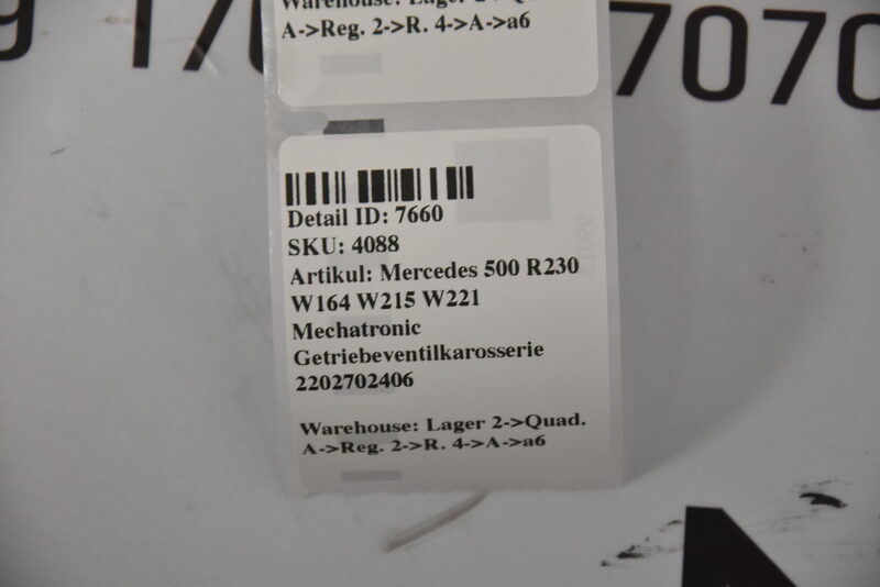 Mercedes 500 R230 W164 W215 W221 Mechatronik Getriebeventilkarosserie 2202702406 Bild 6