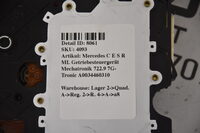 Mercedes C E S R ML Getriebesteuergerät Mechatronik 722.9 7G-Tronic A0034460310 Bild 4