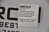 Mercedes ML63 AMG W164 Bremssattel Bremse Brembo Hinten Rechts A1644233098 Bild 9