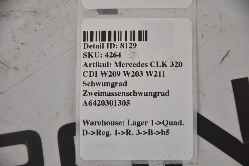 Mercedes CLK 320 CDI W209 W203 W211 Schwungrad Zweimassenschwungrad A6420301305 Bild 7