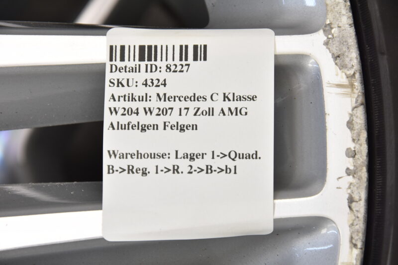 Mercedes C Klasse W204 W207 17 Zoll AMG Alufelgen Felgen Bild 10