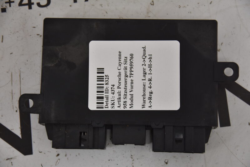 Porsche Cayenne 958 Sitzsteuergerät Sitz Modul Vorne 7PP959760 Bild 3