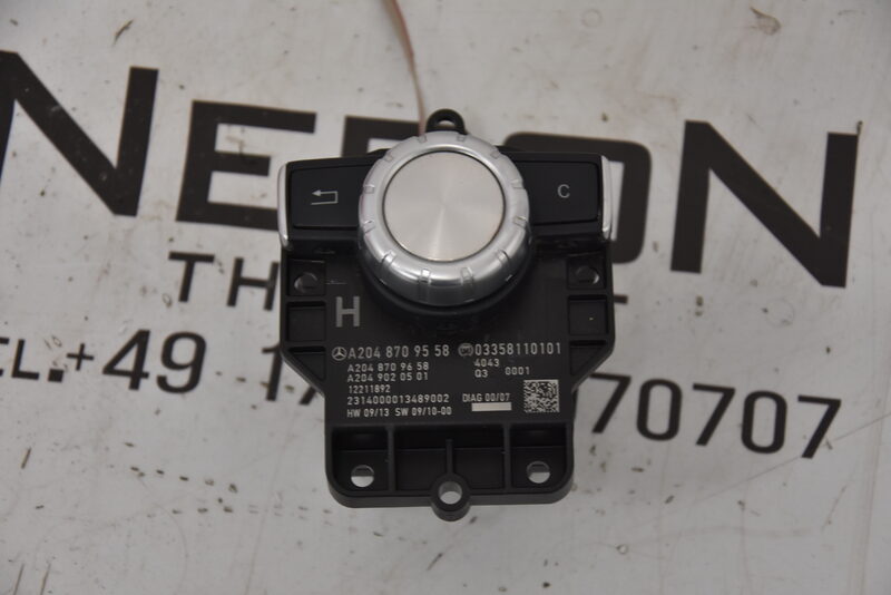 Mercedes W204 X204 W207 W212 Drehschalter Bedienfeld Navi Controller A2048709558