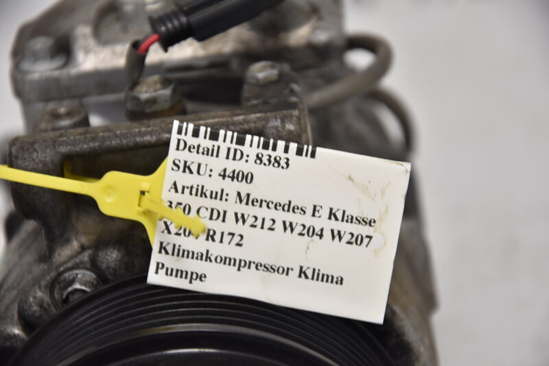Mercedes E Klasse 350 CDI W212 W204 W207 X204 R172 Klimakompressor Klima Pumpe Bild 8