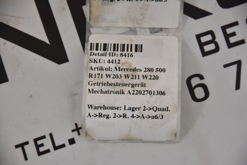 Mercedes 280 500 R171 W203 W211 W220 Getriebesteuergerät Mechatronik A2202701306 Bild 6