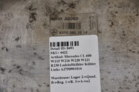 Mercedes CL 600 W215 W216 W220 W221 R230 Ladeluftkühler Kühler Links A2750901014 Bild 5