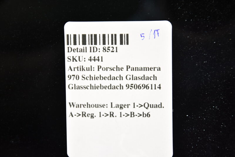 Porsche Panamera 970 Schiebedach Glasdach Glasschiebedach 950696114 Bild 7
