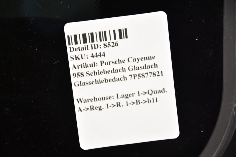 Porsche Cayenne 958 Schiebedach Glasdach Glasschiebedach 7P5877821 Bild 6