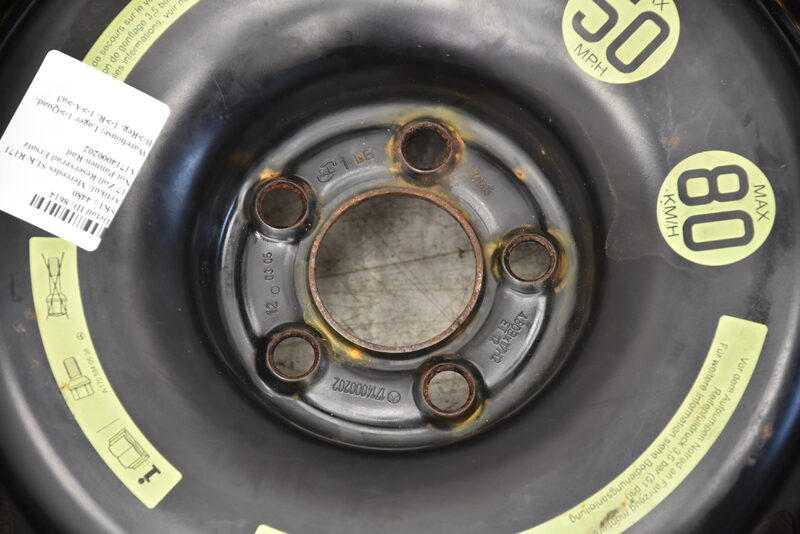 Mercedes SLK R171 17 Zoll Reserverad Ersatz Not Pannen Rad A1714000202 Bild 2