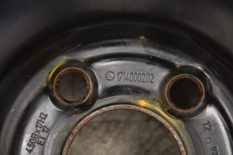 Mercedes SLK R171 17 Zoll Reserverad Ersatz Not Pannen Rad A1714000202 Bild 9