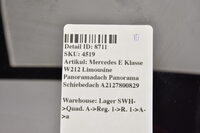 Mercedes E Klasse W212 Limousine Panoramadach Panorama Schiebedach A2127800829 Bild 10