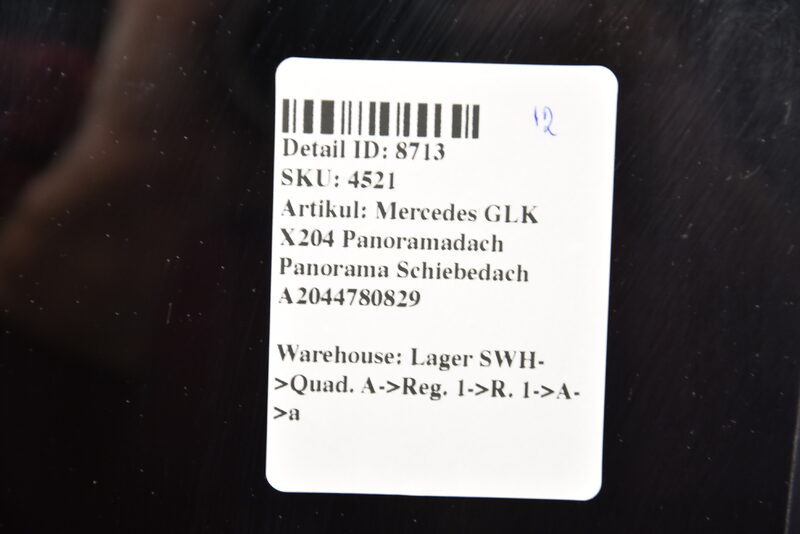 Mercedes C Klasse GLK W204 X204  Panoramadach Panorama Schiebedach A2047800829 Bild 9