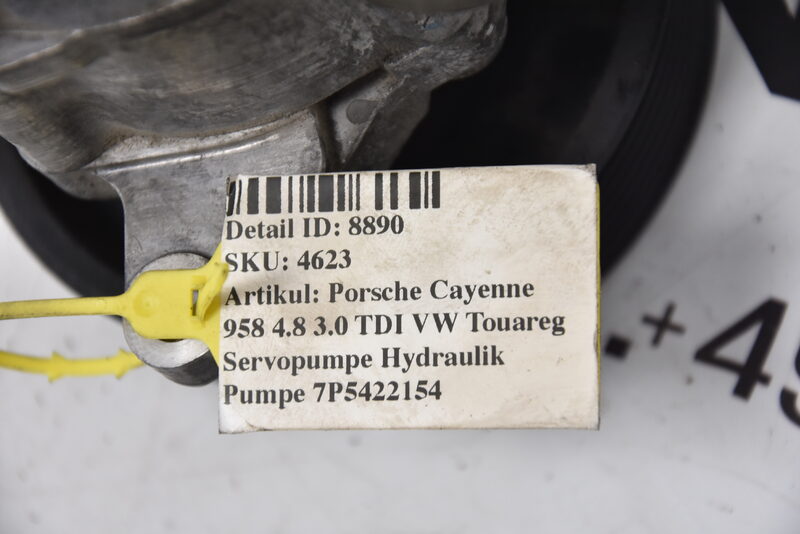 Porsche Cayenne 958 4.8 3.0 TDI VW Touareg Servopumpe Hydraulik Pumpe 7P5422154 Bild 6