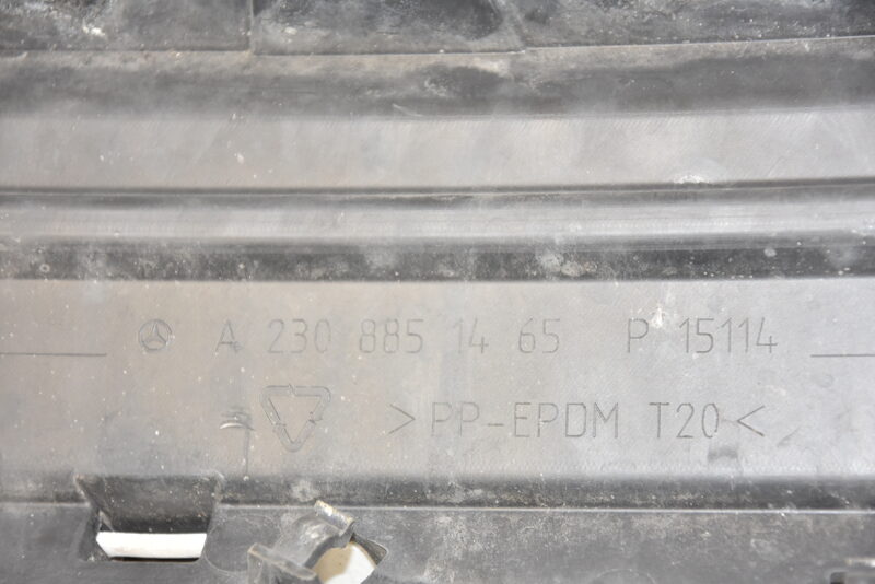 Mercedes SL R230 Mopf Stoßstange Schürze Hinten 792 Silber Bild 8