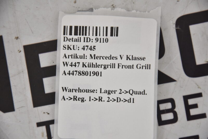 Mercedes V Klasse W447 Kühlergrill Front Grill A4478801901 Bild 9
