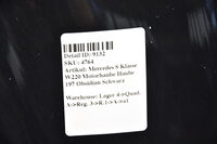 Mercedes S W220 Motorhaube Haube 197 Obsidian Schwarz Bild 5