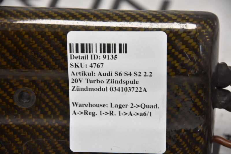 Audi S6 S4 S2 2.2 20V Turbo Zündspule Zündmodul 034103722A Bild 8