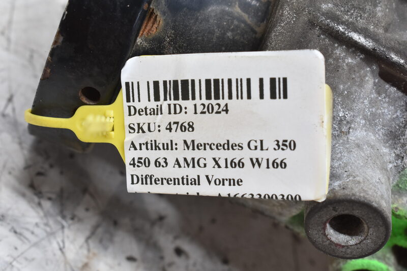 Mercedes GL 350 450 63 AMG X166 W166 Differential Vorne Achsgetriebe A1663300300 Bild 6