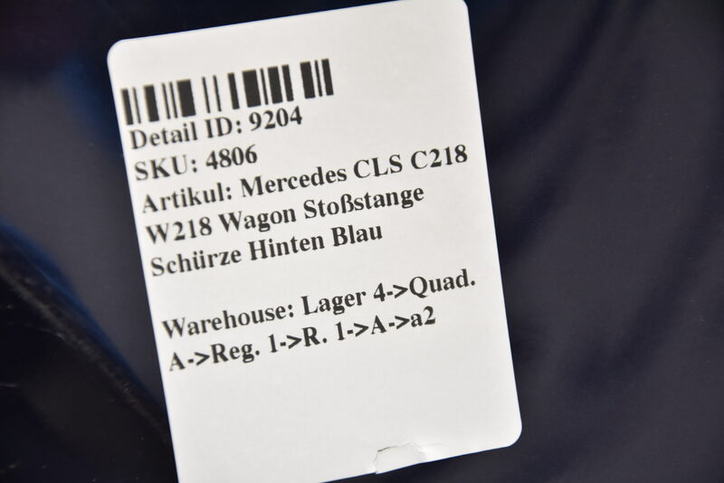 Mercedes CLS C218 W218 Wagon Stoßstange Schürze Hinten Blau Bild 10