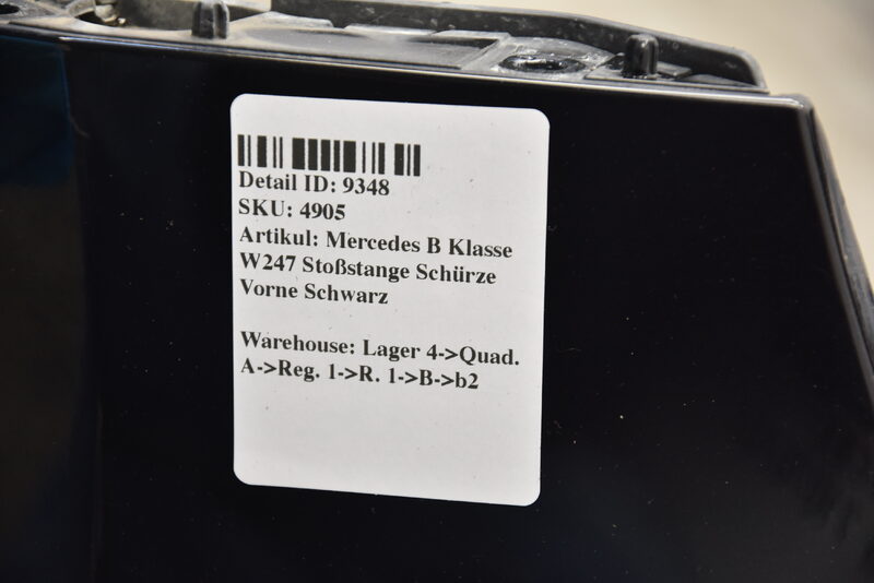 Mercedes B Klasse W247 Stoßstange Schürze Vorne Schwarz Bild 9