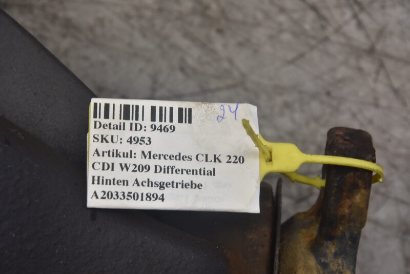 Mercedes CLK 220 CDI W209 Differential Hinten Achsgetriebe A2033501894 Bild 10