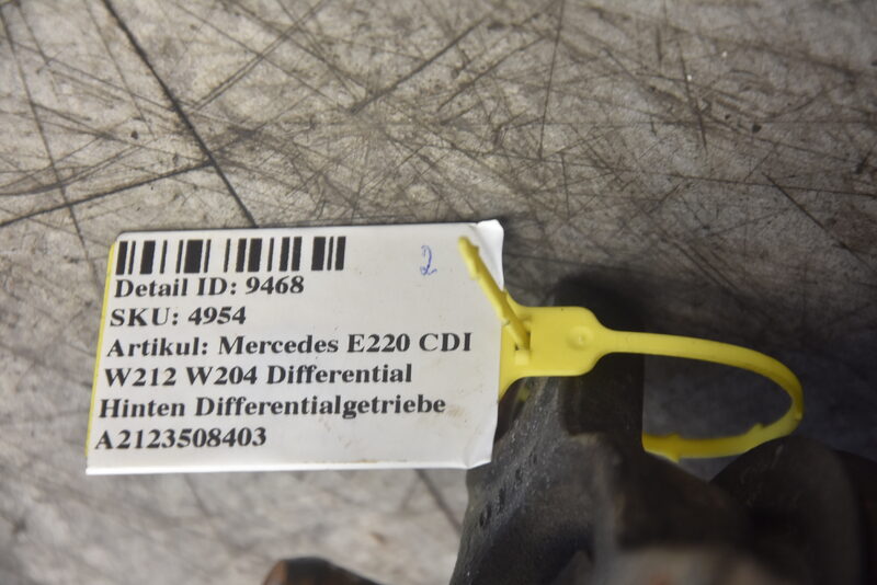 Mercedes E220 CDI W212 W204 Differential Hinten Differentialgetriebe A2123508403 Bild 10