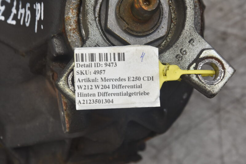Mercedes E250 CDI W212 W204 Differential Hinten Differentialgetriebe A2123501304 Bild 9