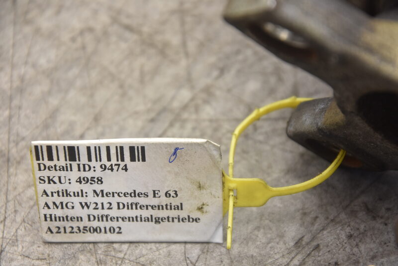 Mercedes E 63 AMG W212 Differential Hinten Differentialgetriebe A2123500102 Bild 8