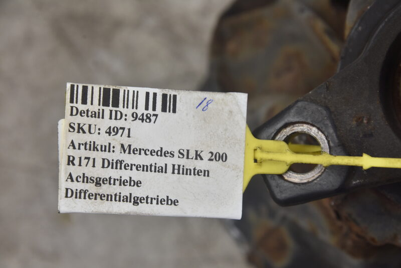 Mercedes SLK 200 R171 Differential Hinten Achsgetriebe Differentialgetriebe Bild 9