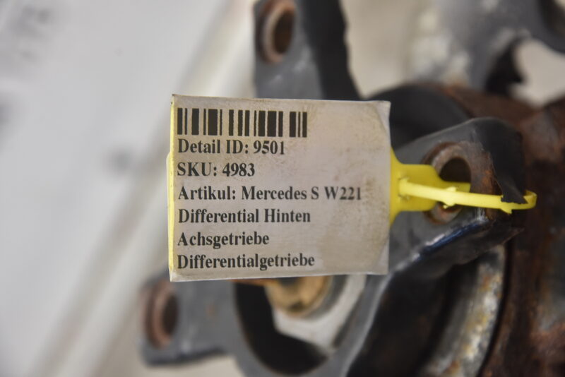 Mercedes S 320 CDI W221 Differential Hinten Achsgetriebe Differentialgetriebe Bild 9