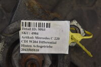 Mercedes C 220 CDI W204 Differential Hinten Achsgetriebe 2043505810 Bild 10